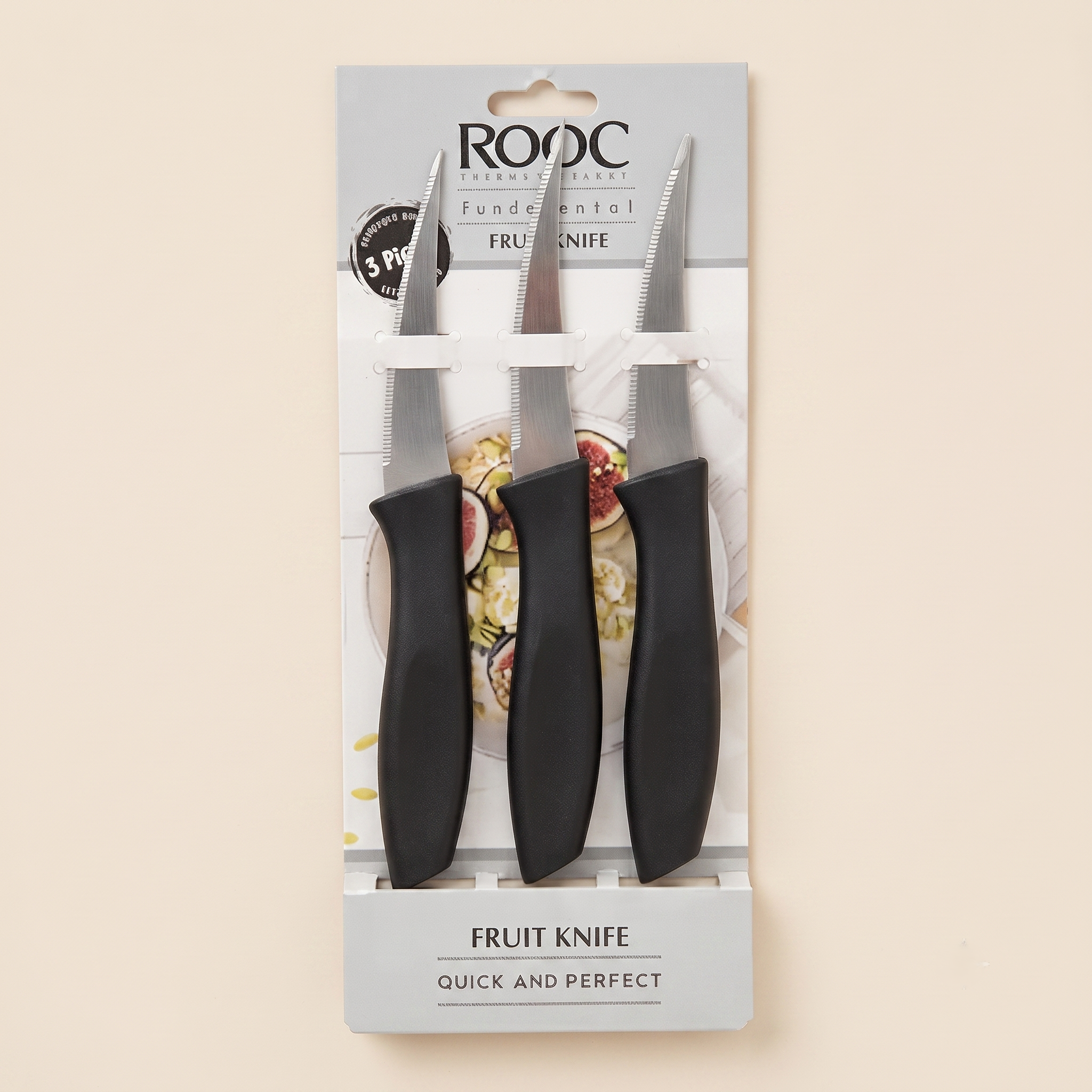 Gemini_Generated_Image_ab7ndgab7ndgab7nhhhhhhhh ROOC Fundamental 3-Piece Stainless Steel Fruit Knife Set with Serrated Blades - Image 1