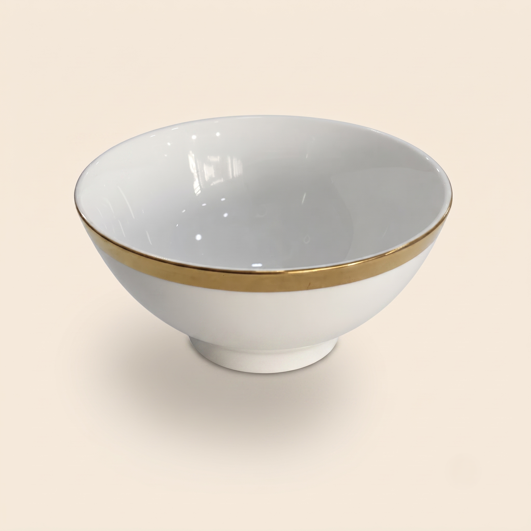 Gemini_Generated_Image_n88nekn88nekn88nyyyyyyyyyyy Deva Royal Porcelain Bowl with 24K Gold Rim - Image 1