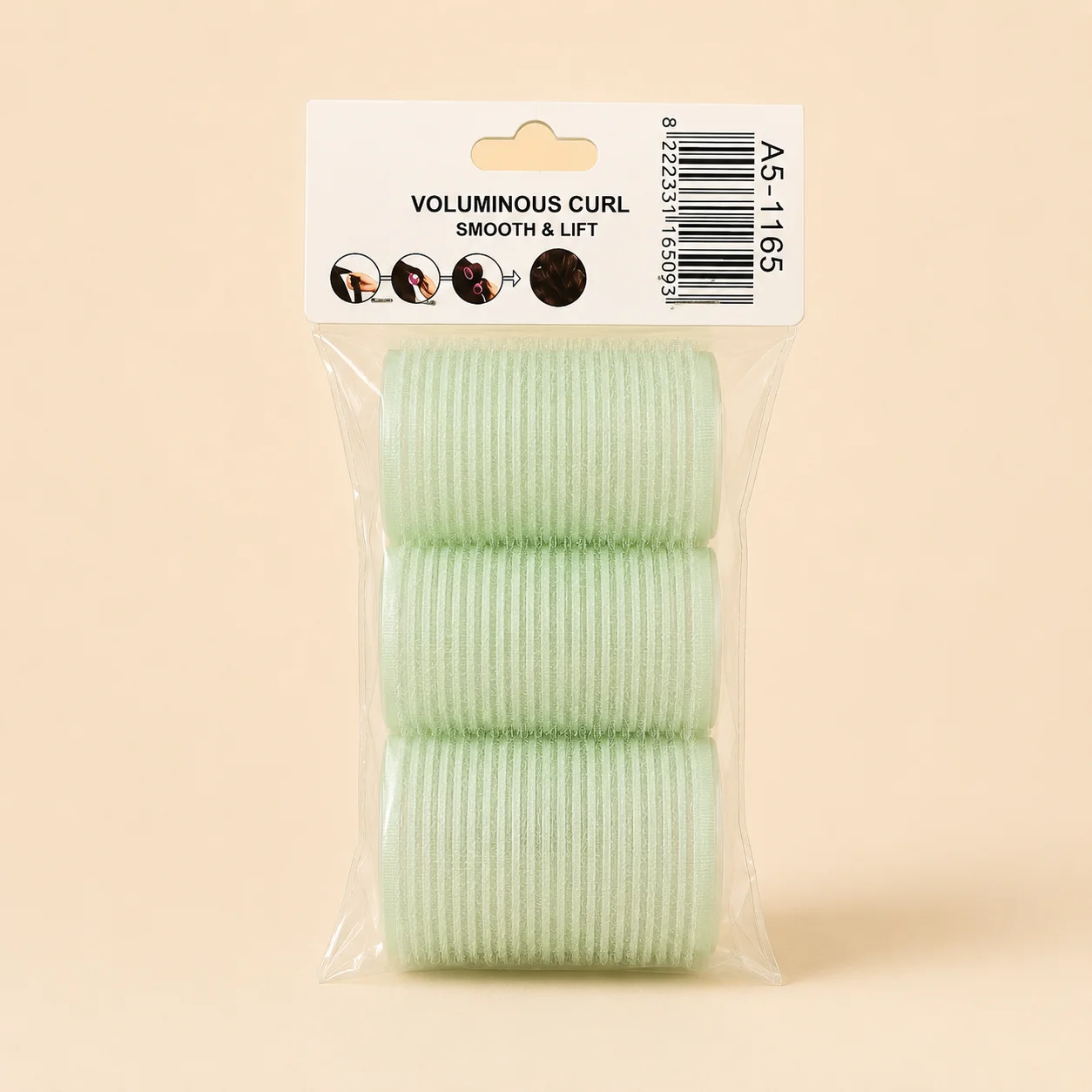 ChatGPT Image Jul 30, 2026, 10_47_11 AM Voluminous Curl Smooth & Lift Hair Rollers, 3 Pieces (A5-1165) - Image 1