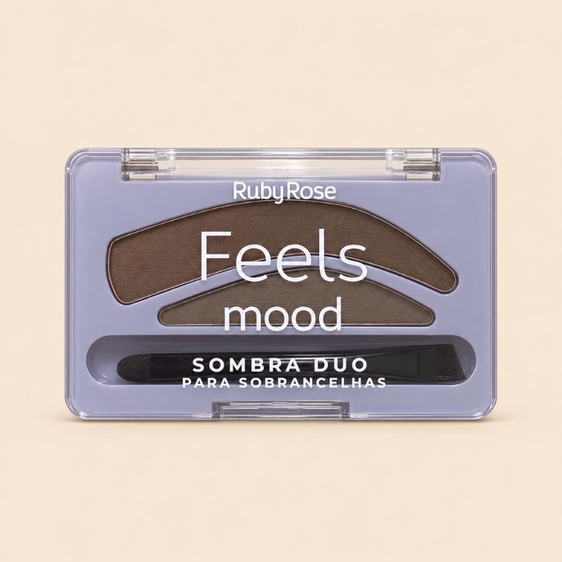 Ruby Rose Feels Mood Eyebrow Duo Shadow Eyebrow Powder Duo – RubyRose Feels Mood 4 / 1.8 g - Image 1