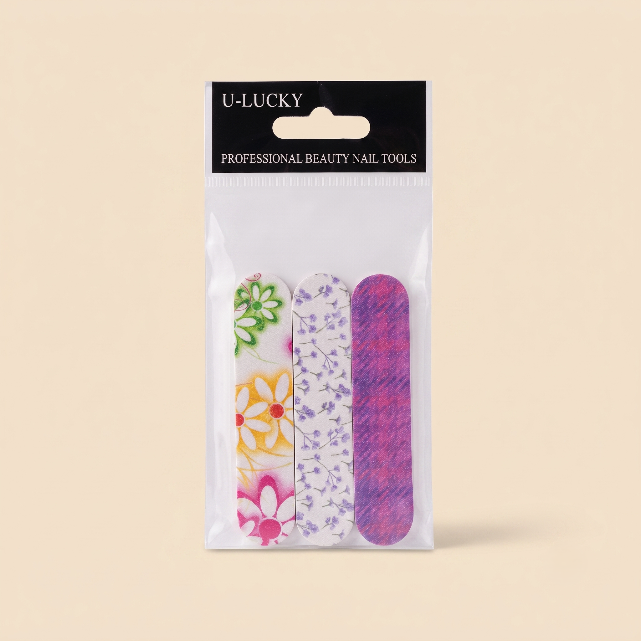 gemini-generated-image-i1g4ibi1g4ibi1g4 U-LUCKY Professional Nail Files Emery Boards Set, 3 Pieces - Image 1