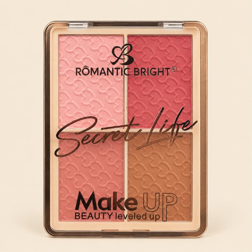 romantic-bright-secret-life-four-color-face-palette Makeup Palette with Four Pans – RÔMANTIC BRIGHT Secret Life - Image 1