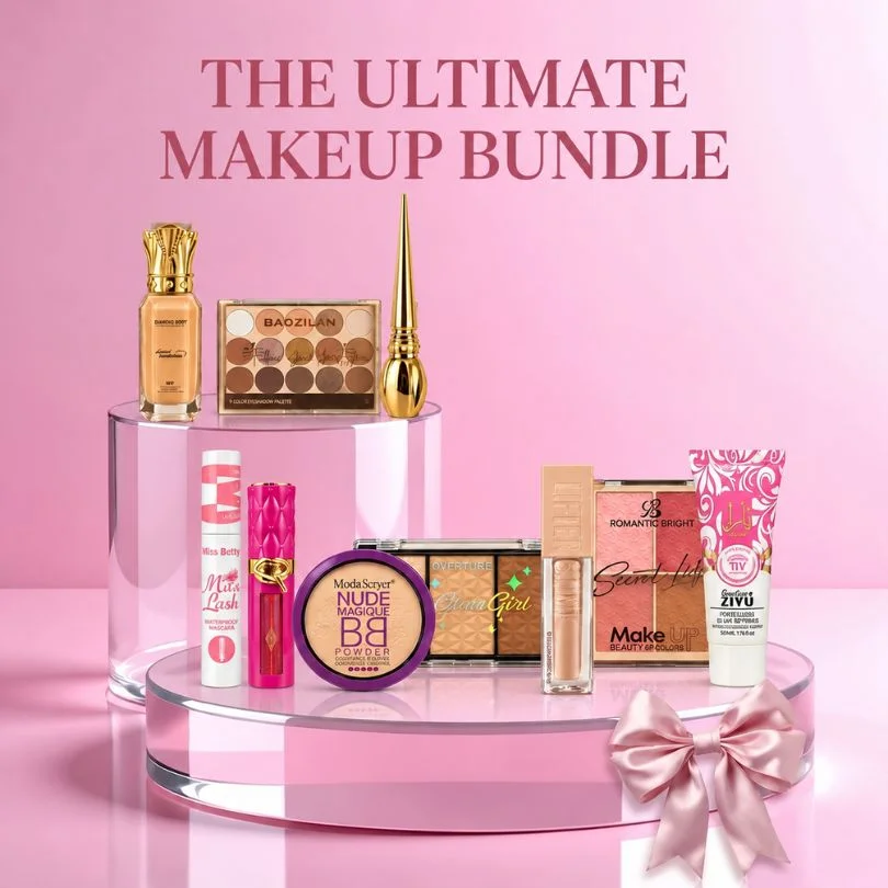 ultimate-makeup-bundle-beauty-cosmetics-gift-set-pink Makeup Bundle - Image 1