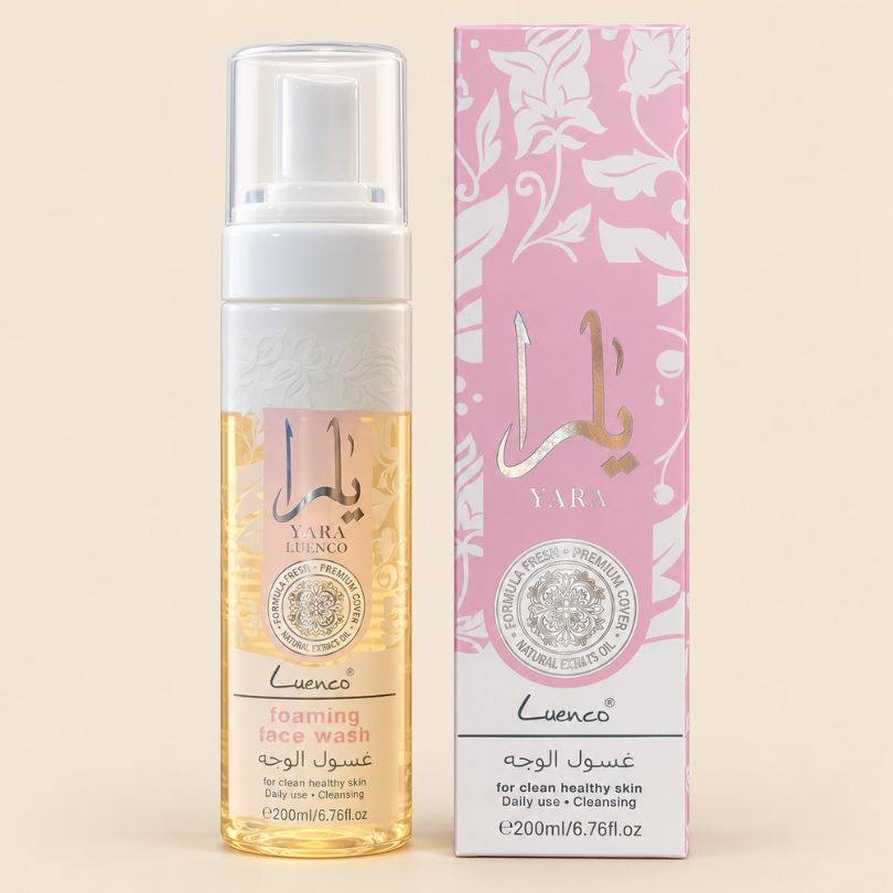 yara-luenco-foaming-face-wash-200ml-with-box.png Foaming Face Wash – Luenco Yara 200 ml - Image 1
